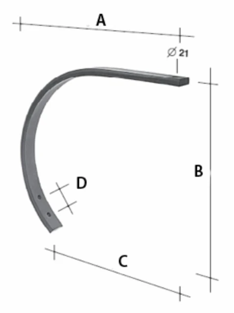 Molla chisel monolama 55x20mm - Ama