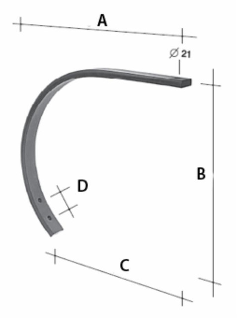Molla chisel monolama 55x20mm - Ama