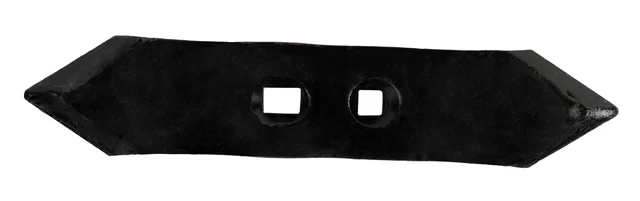 Vomere reversibile per vibrocoltivatore lungo 275mm 2 fori svasati Ø 12,5mm - Ama