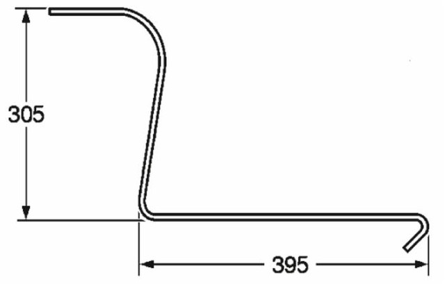 Dente ranghinatore adattabile Lely corto filo 6,5 - Ama