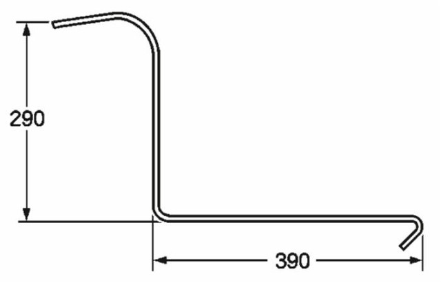 Dente ranghinatore filo 6,5 adattabile Abbriata Ima la Rocca Remy Cicoria John Deere VL2326 - Ama