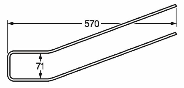 Dente rastrello adattabile Fort Fontanesi e Slam filo 6 - Ama