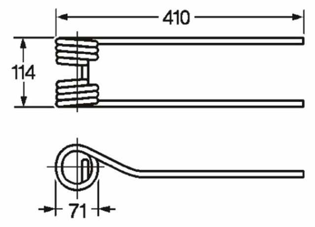 Dente girello adattabile Galfrè filo 10 - Ama