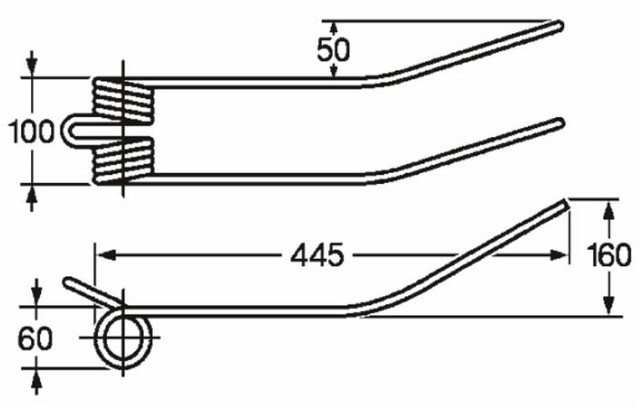 Dente giroandanatore adattabile Slam Girorami filo 8,5 - Ama