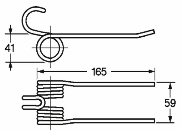 Dente pick-up adattabile Fort Morra e Wolagri filo 5,5 - Ama
