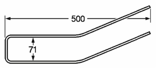 Dente rastrello adattabile Acma e Comap filo 6 - Ama