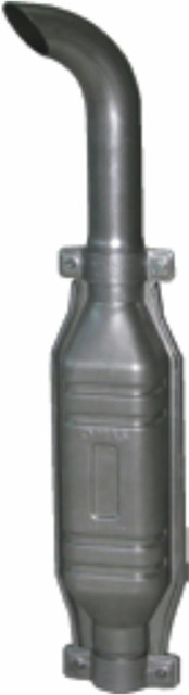 Marmitta completa con prolunga curva Ø 50 piccola - No brand