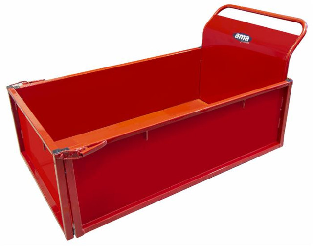 Cassone a sponde 300 kg per motocarriola 90900 e 90901 - Ama