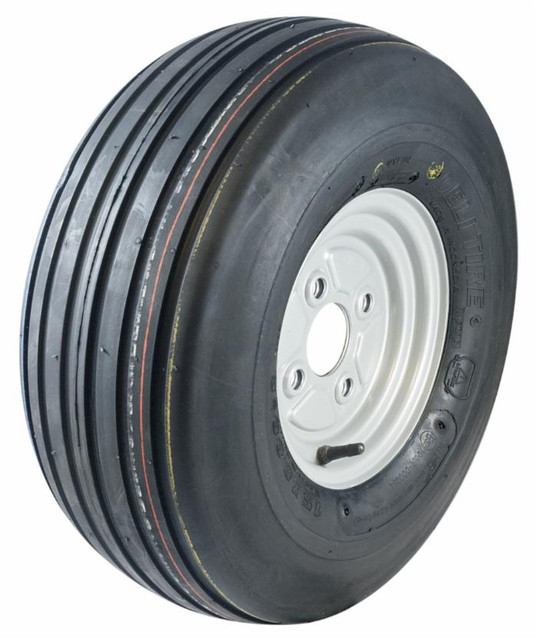 Ruota pneumatica rigata 16x6,50/8" con cerchio in ferro 4 fori Fiat - Ama