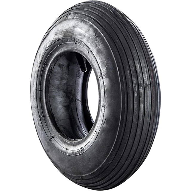 Pneumatico rigato 2 tele portata 180kg con camera d’aria Ø 405mm - Ama