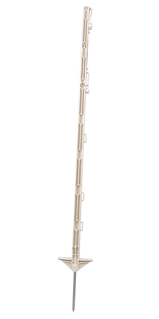 Paletto in plastica bianco con occhielli per corde e bande 156cm - Ama