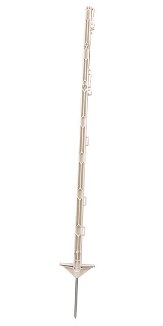 Paletto in plastica bianco con occhielli per corde e bande 156cm - Ama