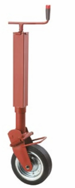 Servotimone con ruota d'appoggio a molla in gomma e ribaltamento semiautomatico Simol portata 800kg - Simol