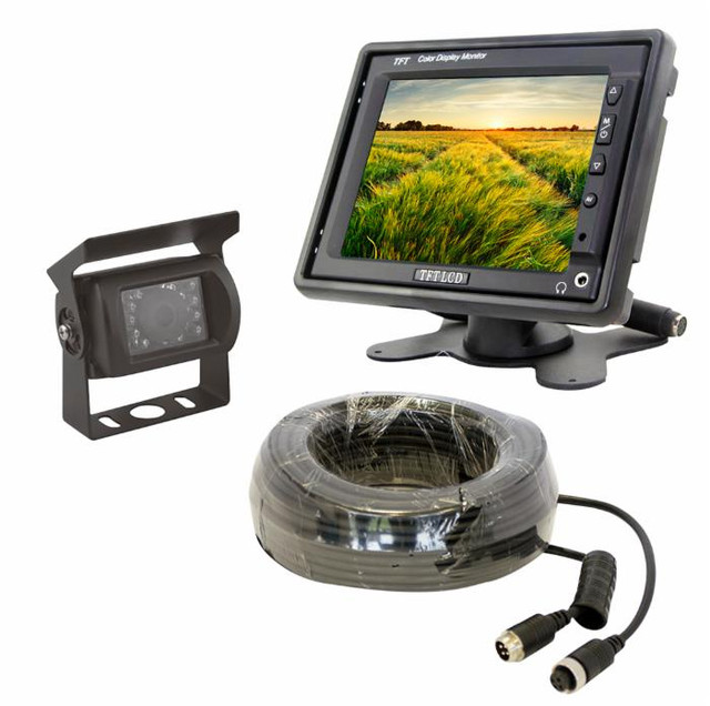 Kit videocamera di retromarcia per trattori con monitor LCD TFT 5,6" - Ama Kit videocamera di retromarcia per trattori con monitor LCD TFT 5,6" - Ama