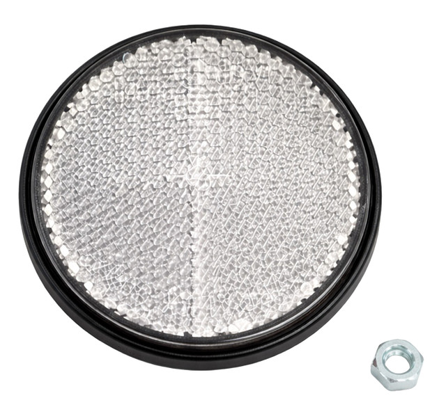 Catarifrangente con vite M5 bianco Ø 60mm - Ama