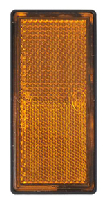 Catarifrangente adesivo arancione 105x48mm - Radex