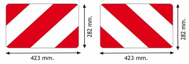 Kit 2 pannelli rettangolari per convogli agricoli francesi e tedeschi - Ama