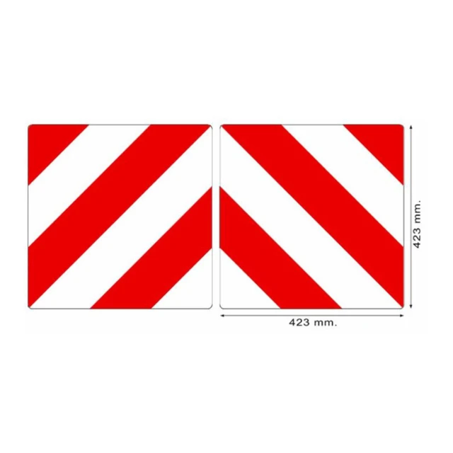 Kit pannello dx-sx 423x423mm omologazione Francia e Germania - Ama