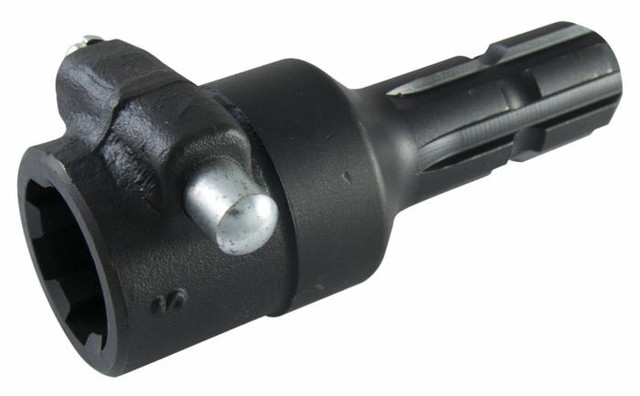 Riduzione per presa di forza con profilo esterno 1" 3/8 e profilo interno 1" 3/4 con pulsante - Ama