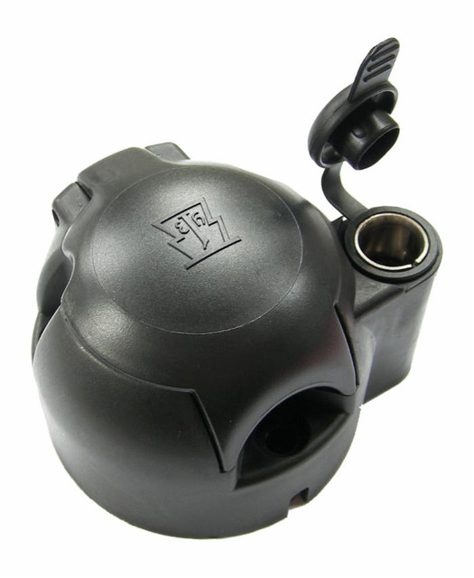 Presa 12v 7 poli con presa 2 poli supplementare - Ama