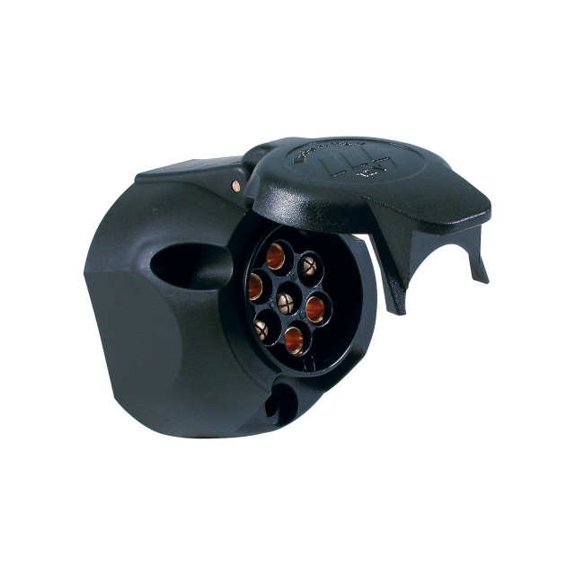 Presa 7 poli da 12V contatti Faston - Ama