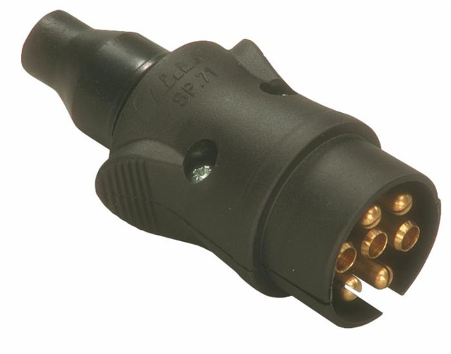 Spina 7 poli con chiusura a vite e cappuccio - Ama