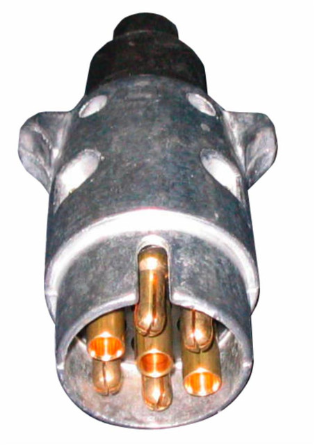 Spina a 7 poli 12v in alluminio - Ama Spina a 7 poli 12v in alluminio - Ama