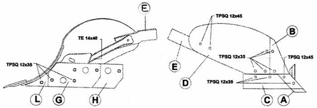 Lamino con coltre adattabile Er.Mo B58 S-CA002AS - Ama