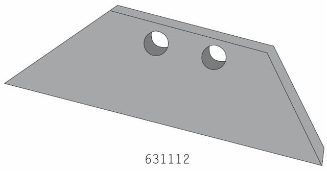 Vomerino reversibile adattabile Kuhn 631112 - Ama