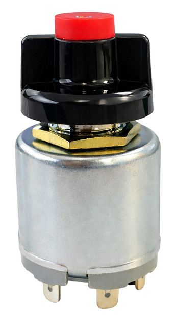 Commutatore luci 12V 4 posizioni con avvisatore acustico dima 40mm - Ama