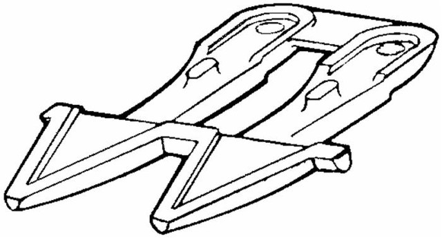 Dente doppio semifitto mulching per falciatrice adattabile BCS 580.20207 - Ama