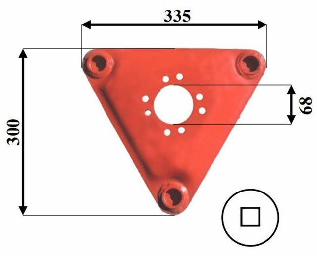 Disco falciante triangolare adattabile Vicon 1025294 - Ama