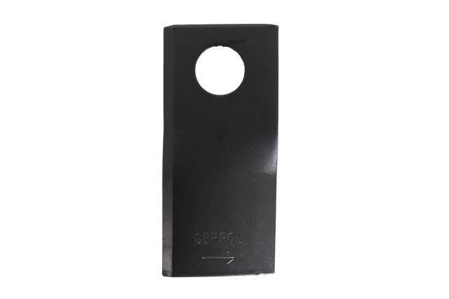 Coltello per falciatrice lunghezza 100mm foro Ø 19mm spessore 3mm - Ama