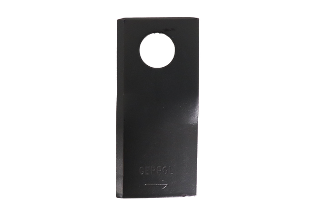 Coltello per falciatrice lunghezza 100mm foro Ø 19mm spessore 3mm - Ama