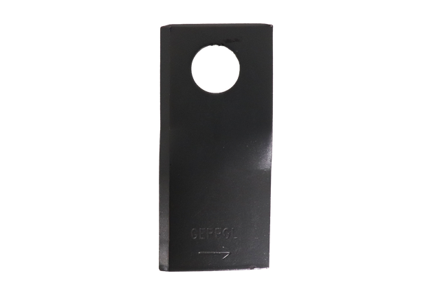 Coltello per falciatrice lunghezza 100mm foro Ø 19mm spessore 3mm - Ama