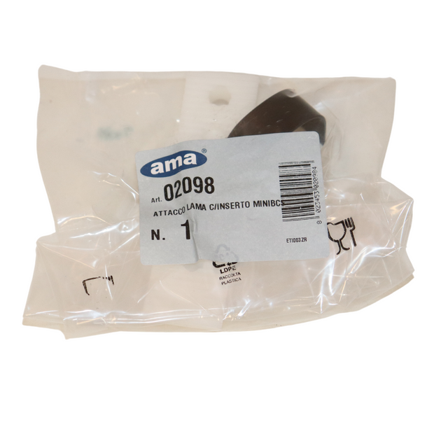 Attacco lama falciatrice in nylon con antiusura adattabile Bcs 59048494 - Ama