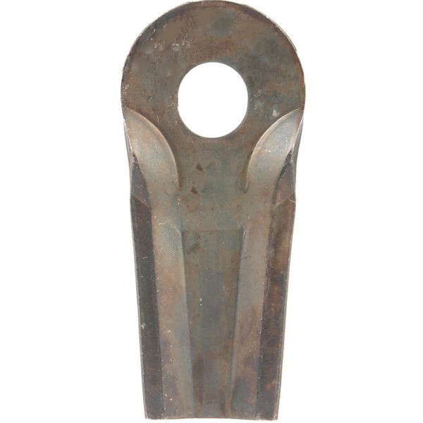 Coltello bombato 130x50mm con foro e spessore 4mm adattabile a Kuhn 561.103.00 - Ama