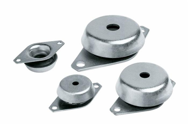 Supporto antivibrante a campana Ama 119x48 mm con foro passante Ø 24,5mm - Ama