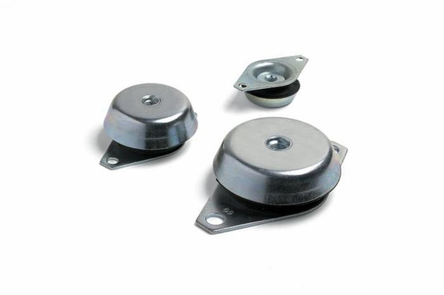 Supporto antivibrante a campana con antistrappo ø 60,M10 - Ama