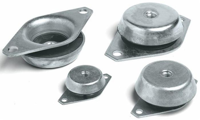 Supporto antivibrante a campana 62X30mm con filetto M10 - Ama