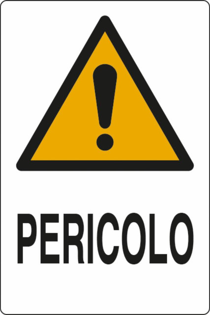 Cartello segnaletica pericolo 30x20 - Ama