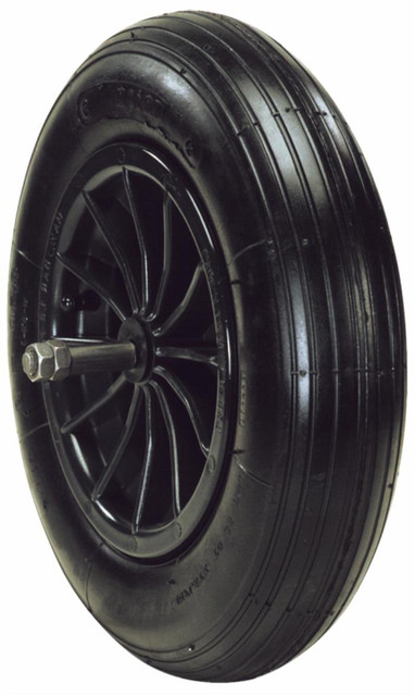 Ruota pneumatica 3,50/8" con cerchio in nylon - Ama