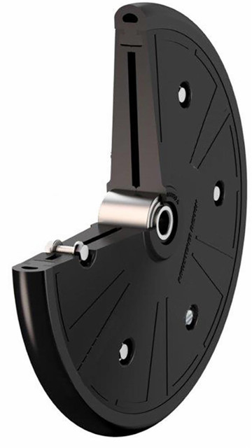 Ruota completa di cerchio 310x25mm adattabile a a Kuhn rif 3611561 - No brand