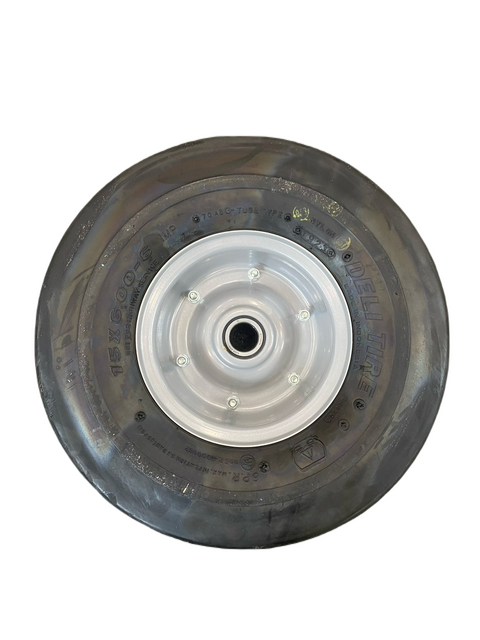 Ruota pneumatica 15x6.00/6" 6PR con cerchio in ferro foro Ø 25mm - Ama