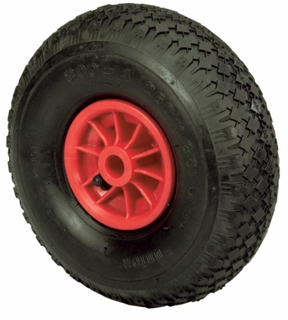 Ruota pneumatica misura 2,50/4" con cerchio in nylon - Ama
