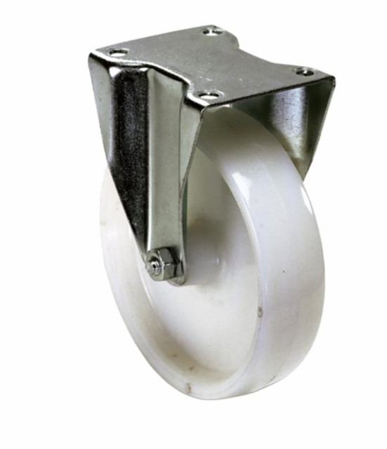 Ruota nylon Ø 80mm con supporto fisso - Ama