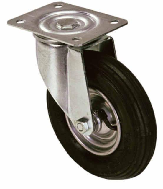 Ruota pneumatica Ø 260mm con supporto girevole - Ama