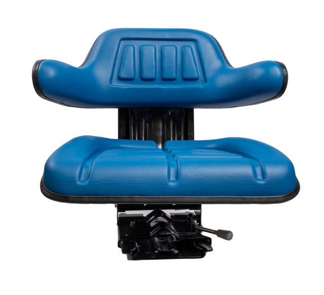 Sedile avvolgente in sky blu con sospensione meccanica - Seat Industries