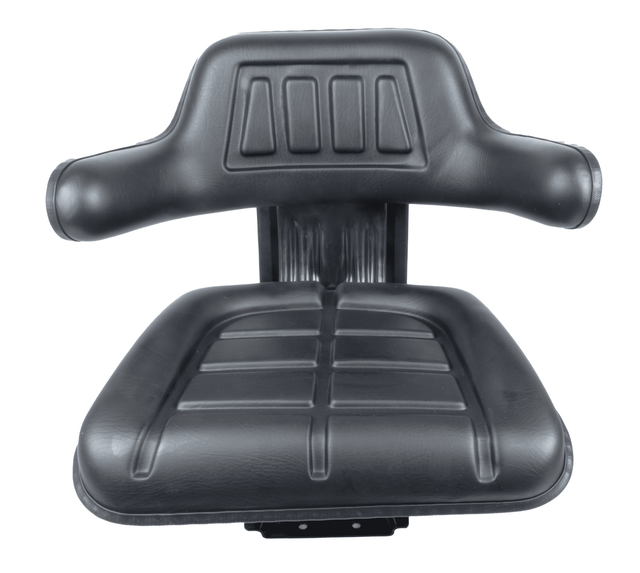 Sedile avvolgente con molleggio in sky nero larghezza 590mm - Seat Industries