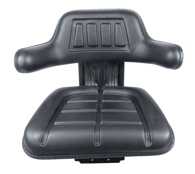 Sedile avvolgente con molleggio in sky nero larghezza 590mm - Seat Industries